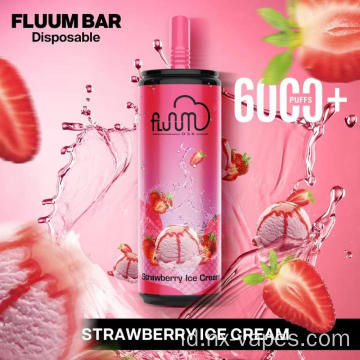 Bilah fluum asli 6000 puff vape sekali pakai